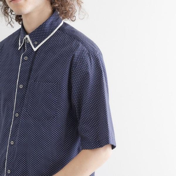 2枚衿ドット柄シャツ | tk.TAKEO KIKUCHI | 20