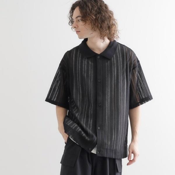 【セットアイテム】透かし編みオープンシャツ | tk.TAKEO KIKUCHI | 02