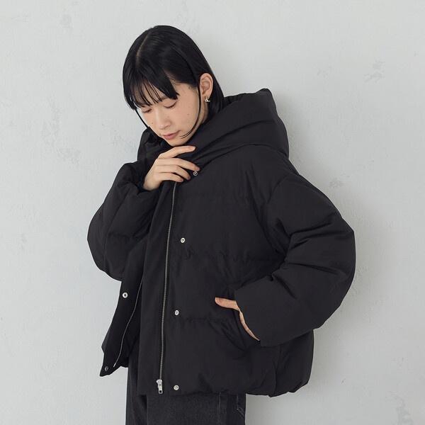 ミーコ新品　COMME CA DU MODE ダウン　140㎝　黒 COMME CA ISM（コムサイズム） フーデッドショートダウン : マルイ