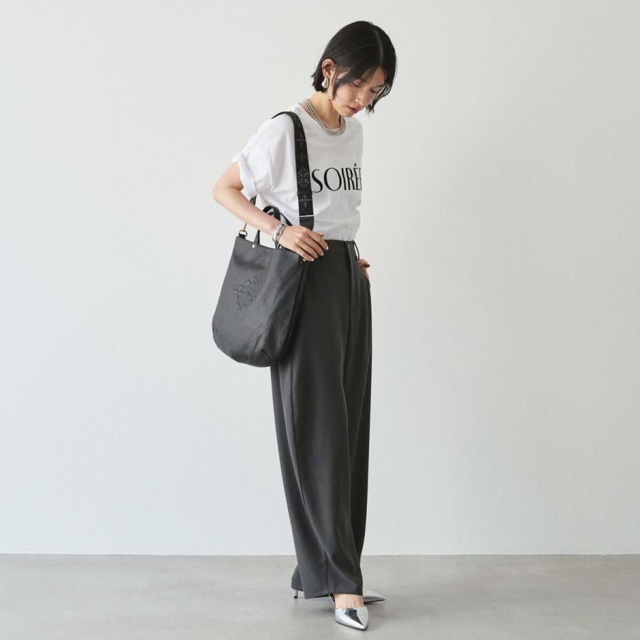 russet（ラシット） スリム2WAYトートバッグ ＜エンボスモノグラム