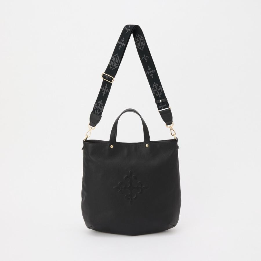 russet（ラシット） 【名品】エンボスモノグラム 2WAYトートバッグ(CE