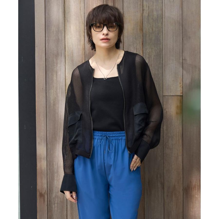 【洗える】Ta/Peメッシュ ブルゾン　icb 楽天市場】【洗える】Ta/Peメッシュ ブルゾン ICB アイシービー