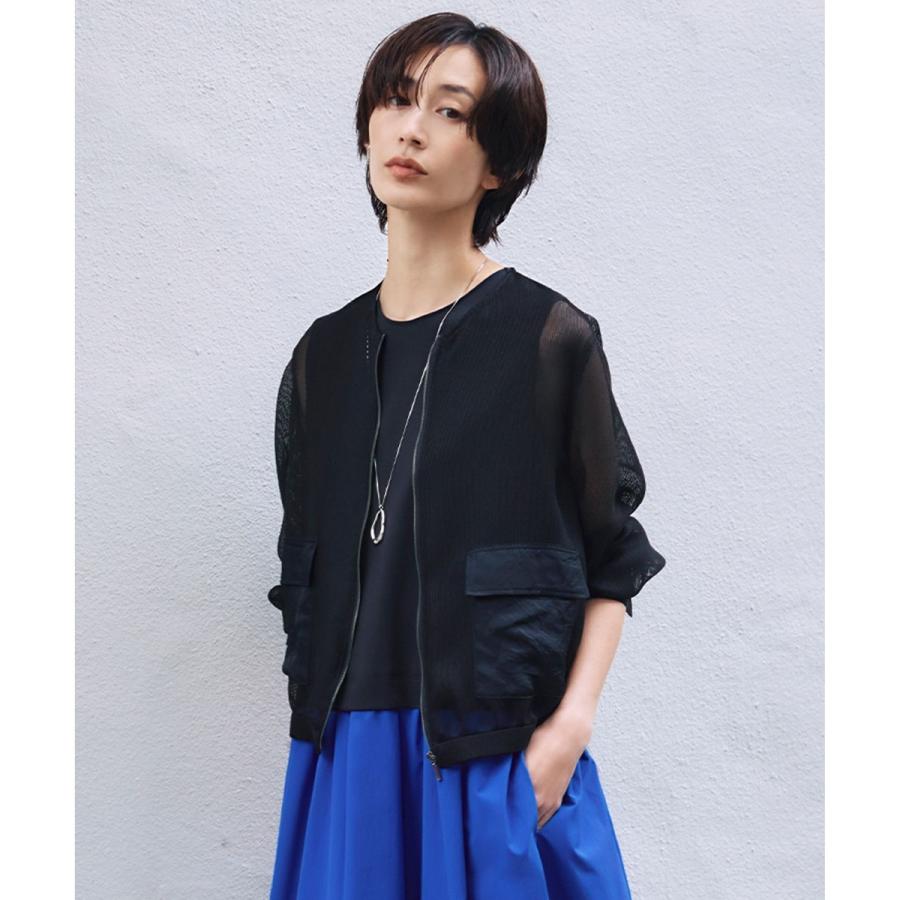【洗える】Ta/Peメッシュ ブルゾン　icb 洗える】Ta/Peメッシュ ブルゾン / ICB | ファッション通販