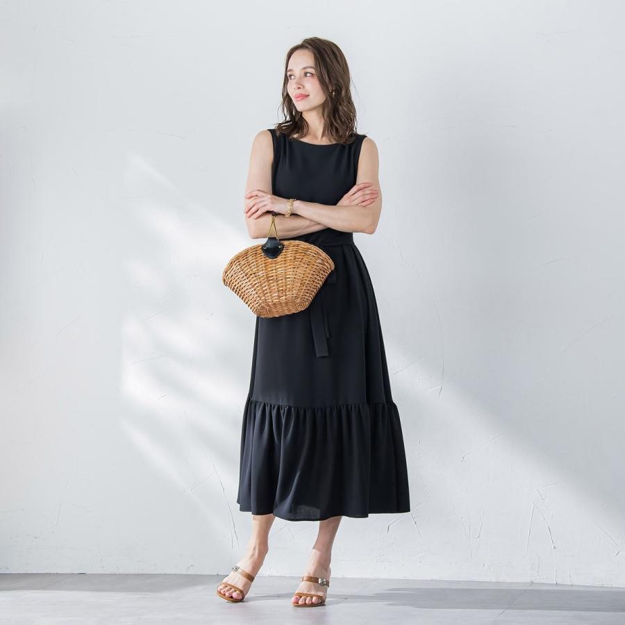 Viaggio Blu（ビアッジョブルー） 接触冷感2WAYストレッチワンピース