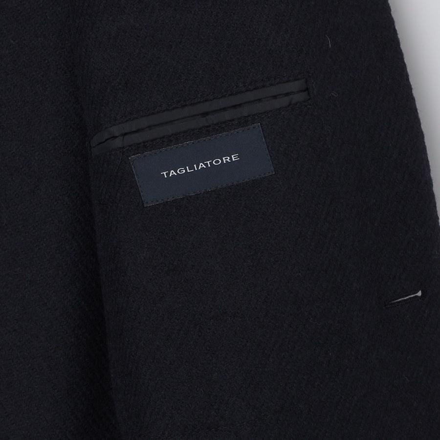 TAGLIATORE: ウール ネイビー ソリッド ジャケットの画像