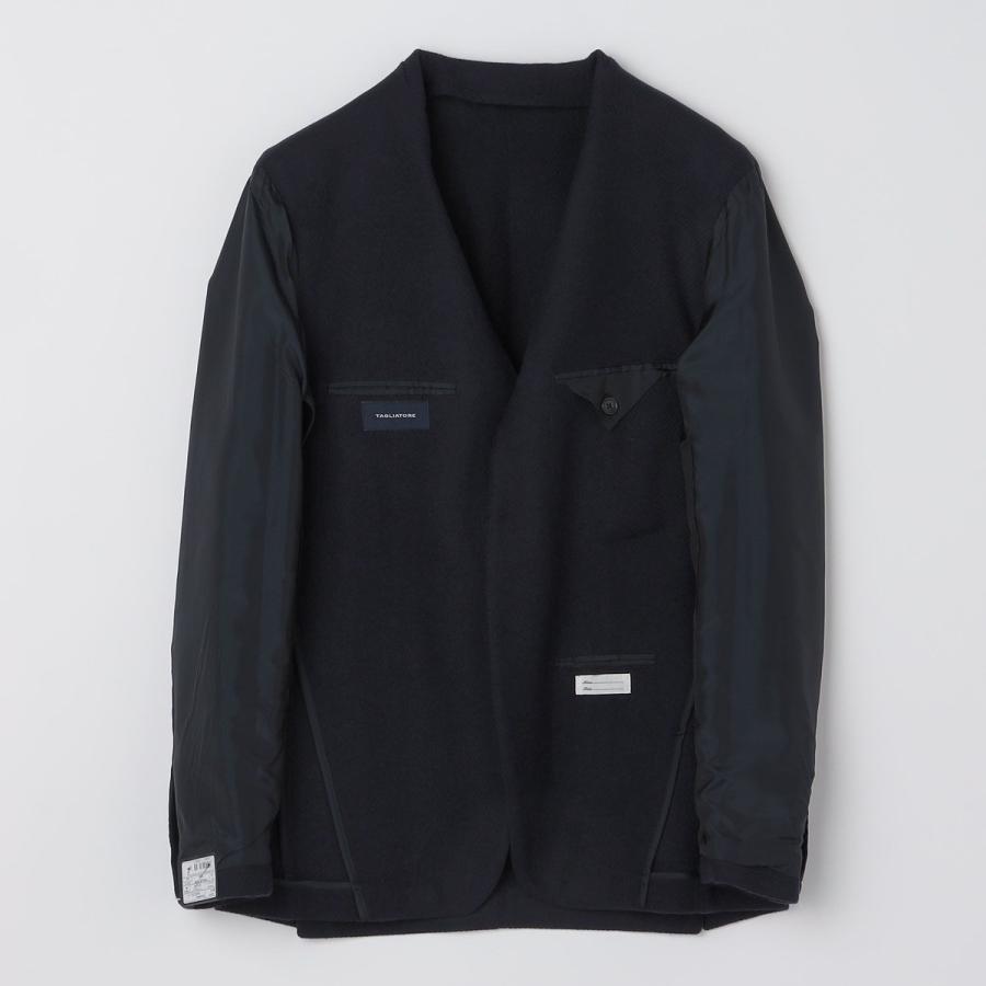 TAGLIATORE: ウール ネイビー ソリッド ジャケットの画像