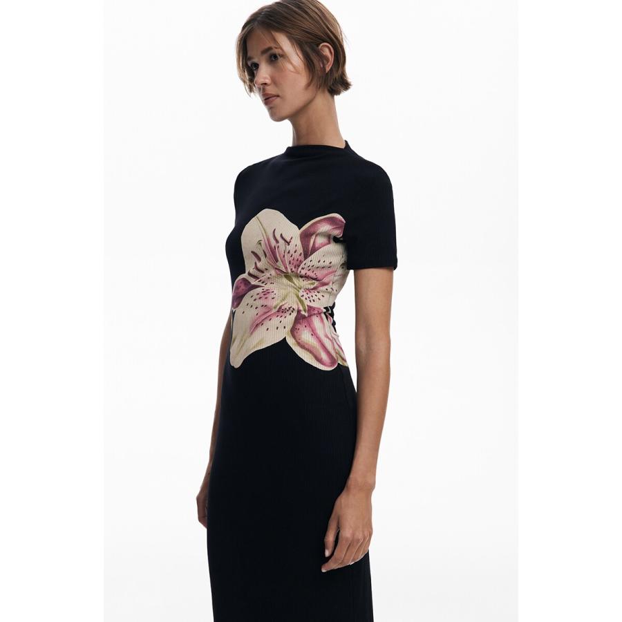 Desigual（デシグアル） 【5サイズ展開/XS/XL】オーキッドマキシドレス 