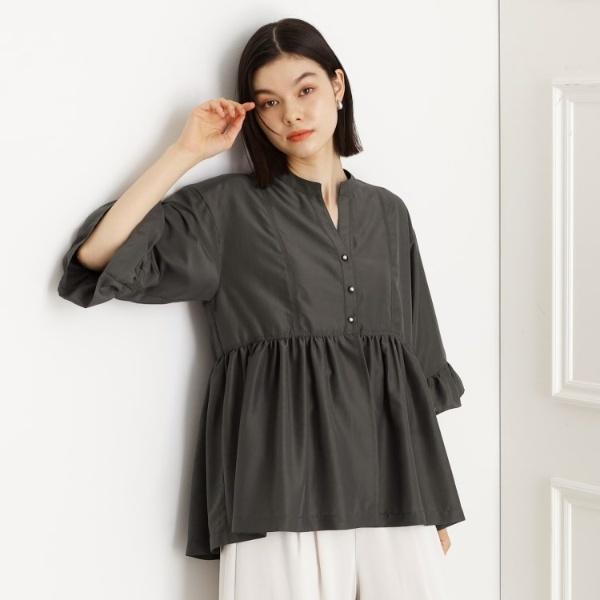 ito fukuoka step tops チュニック ブラウス 人気作家 THE SHOP TK フリルチュニックブラウス【洗濯機OK】 : マルイ