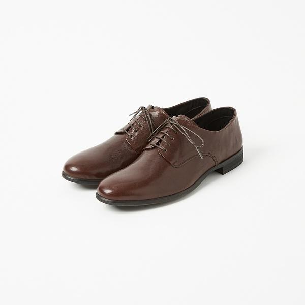 【ALFREDO BANNISTER IN】プレーントゥ革靴　27cm ソフトレザー カウンターレス プレーントゥシューズ