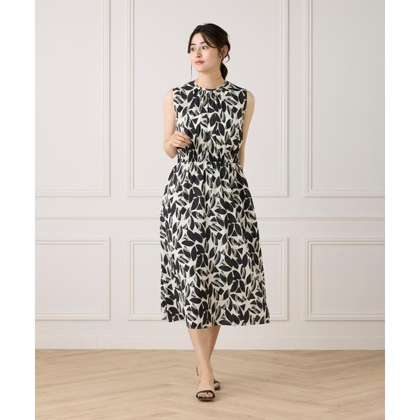イネド　今期　ノースリーブプリントワンピース 楽天市場】ノースリーブプリントワンピース／イネド（INED