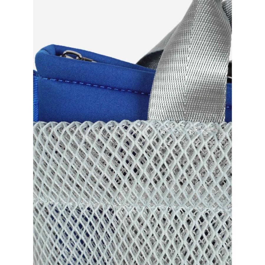 値下げ【MUTA】新品未使用 2WAY メッシュトートバッグ BLUE 早い者勝ち