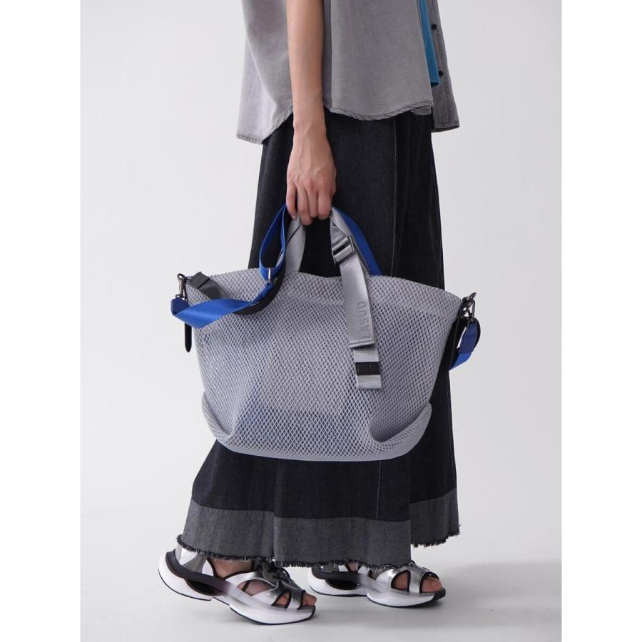 LASUD インポーチ付2wayメッシュトートバッグ : マルイ(丸井