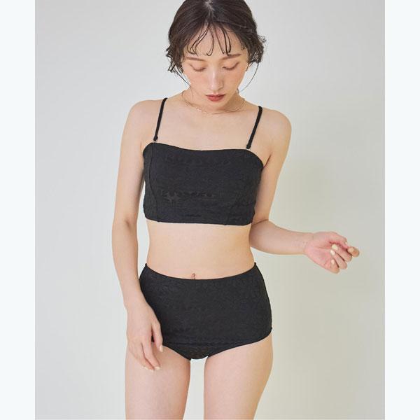 titivate（ティティベイト） 【SEA DRESS】ハイウエストパイル地ビキニ