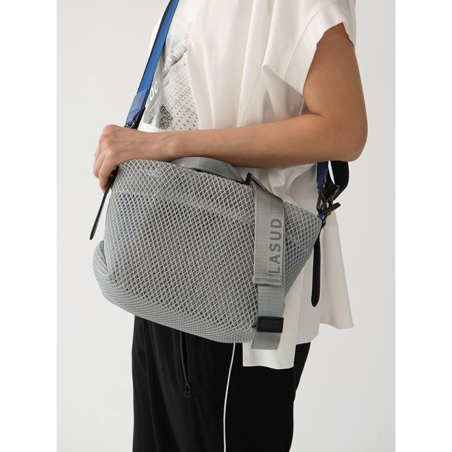 みかんです⭐️LASUD インポーチ付きメッシュ2wayミニバッグ　ブラック LASUD インポーチ付きメッシュ2wayミニバッグ : マルイ(丸井