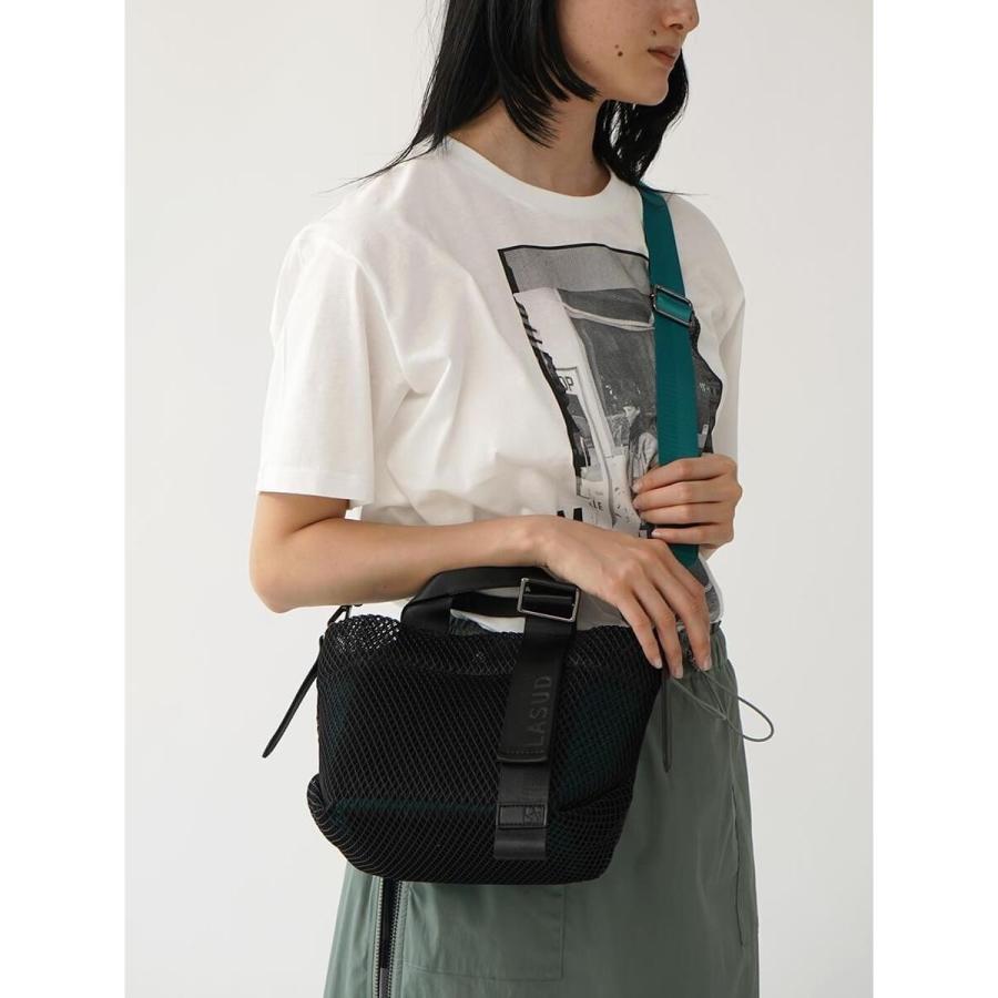 みかんです⭐️LASUD インポーチ付きメッシュ2wayミニバッグ　ブラック LASUD インポーチ付きメッシュ2wayミニバッグ : マルイ(丸井