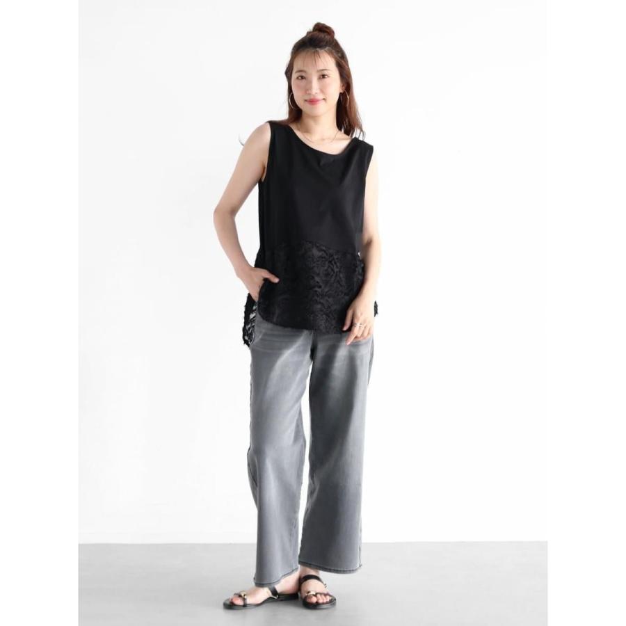 VIN（バン） ドロストストレッチデニムワイドパンツ : マルイ(丸井