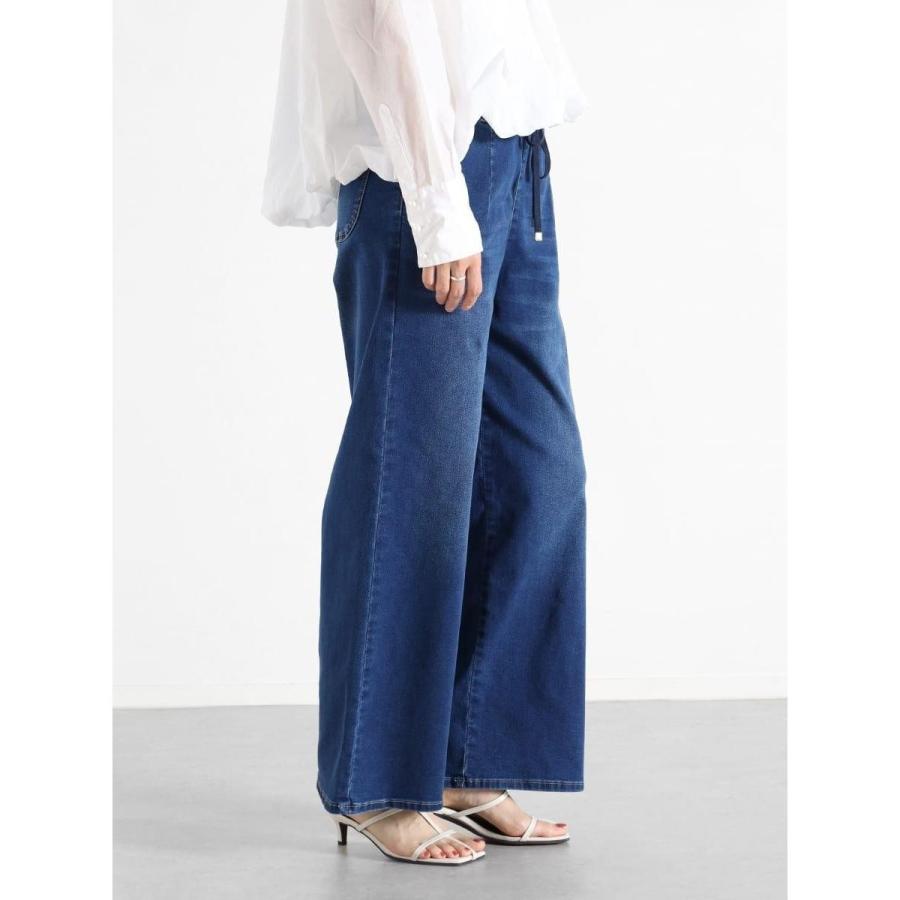 （もあ）新品 ダブルウエストドロストデニム VIN ドロストストレッチデニムワイドパンツ : マルイ(丸井)Yahoo