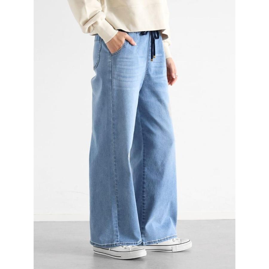 VIN（バン） ドロストストレッチデニムワイドパンツ : マルイ(丸井