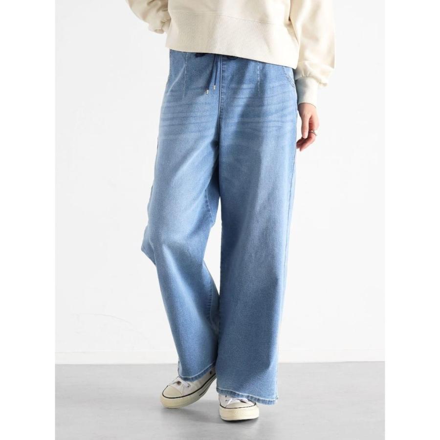 VIN（バン） ドロストストレッチデニムワイドパンツ : マルイ(丸井