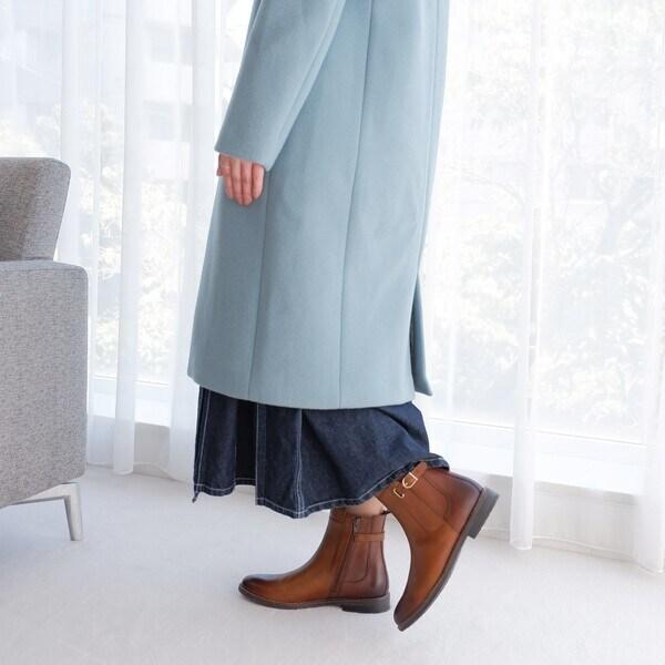 MODE KAORI（モードカオリ） ベルトカバーサイドゴアブーツ/8704