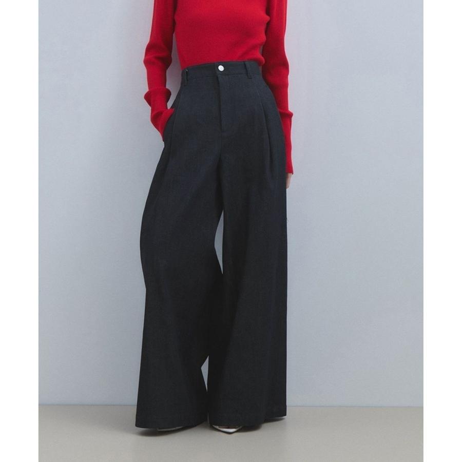 ADAM ET ROPE'（アダムエロペ） ツイストシームワイドデニム : マルイ