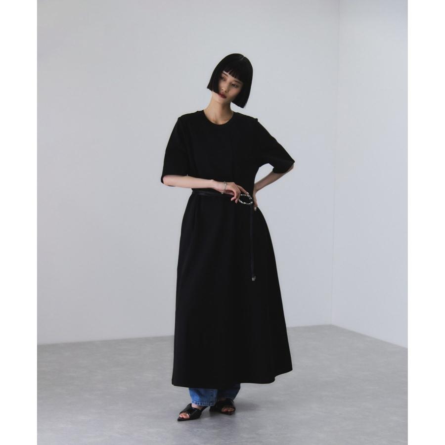 【美品】ADAM ET ROPÉ ベルトコンビアシメワンピース　FREEサイズ 美品】ADAM ET ROPÉ ベルトコンビアシメワンピース FREEサイズ