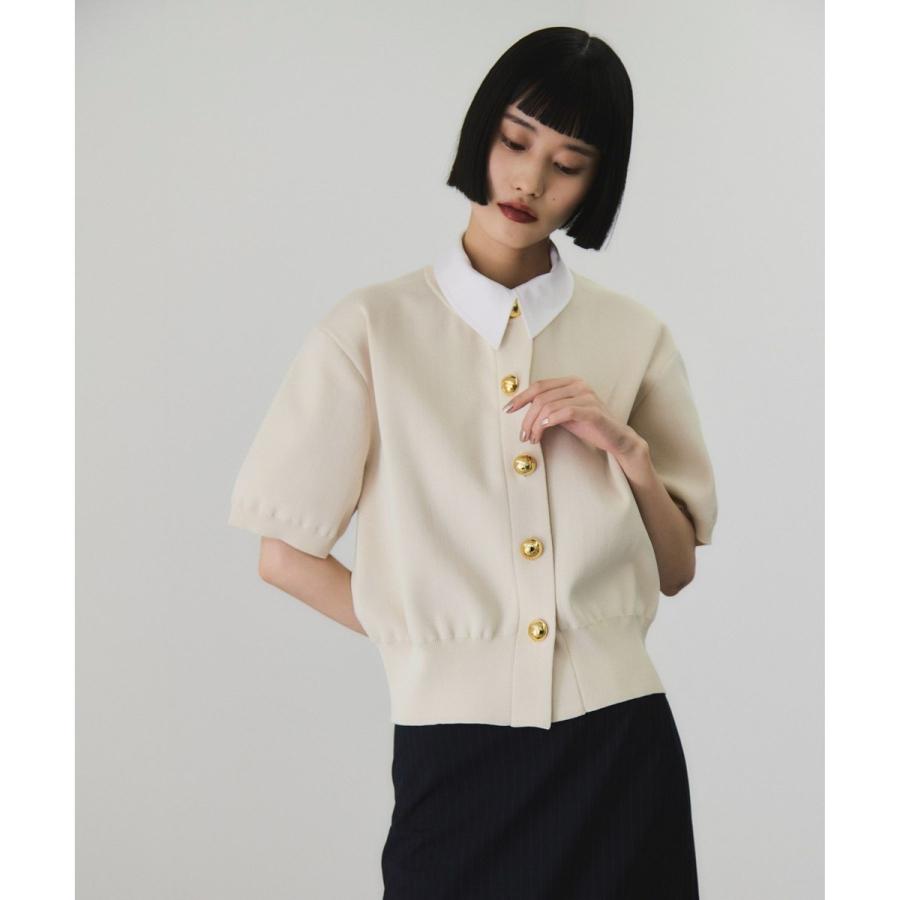 ADAM ET ROPE'（アダムエロペ） 【サステナブル】カラー付きハーフ