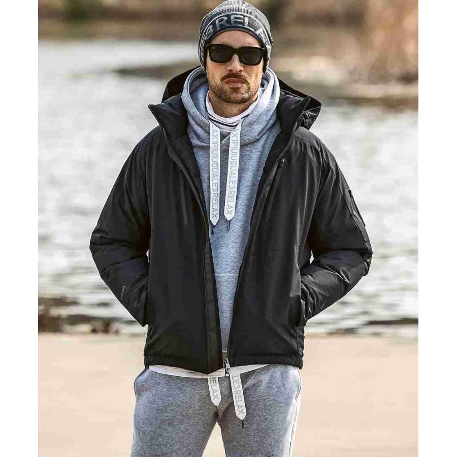 1PIU1UGUALE3 RELAX × +phenixスタンドネックダウンジャケット