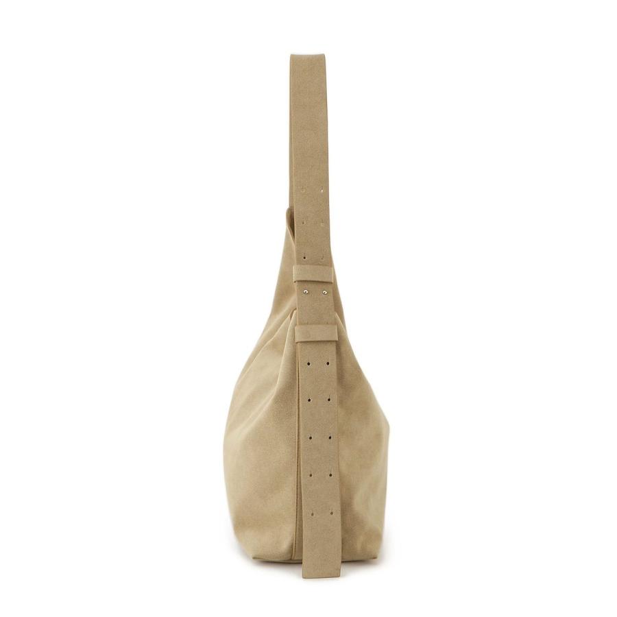 【ベージュ（27）】【W S(ドゥーブル)】Ultrasuede(R)ホーボーバッグ SALON adam et rope'｜【W S(ドゥーブル)】Ultrasuede(R)ホーボー