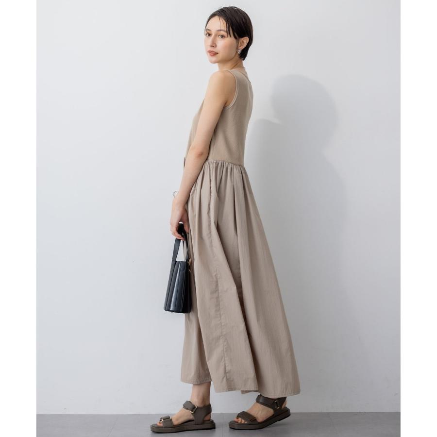 極美品　23区　ニットレイヤード ワンピース　ウォッシャブル　Oggi掲載品 23区（ニジュウサンク） 【Oggi8月号掲載/洗える】ニットレイヤード