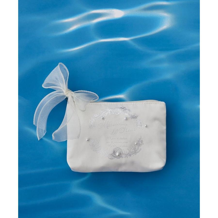 marine***⑧ポーチ ハイジ メッシュ転写プリントポーチ HEMP-191327(ブラック