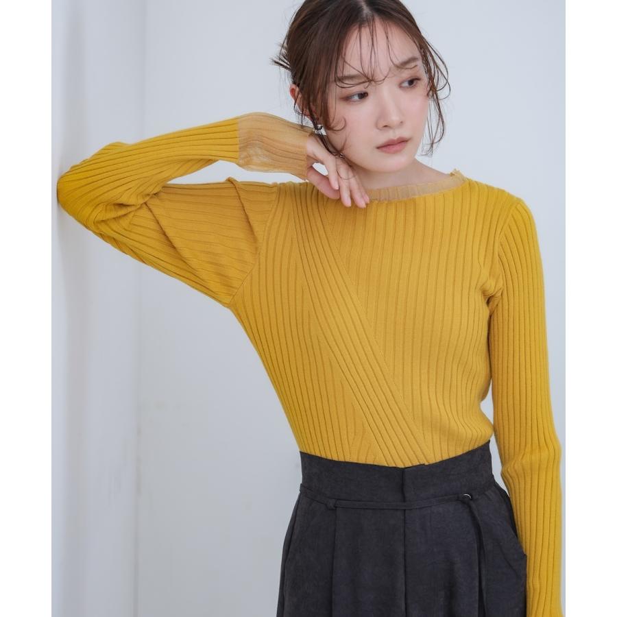 バブ ￥大人気！／【選べるネック】【20パターン展開】シアー使い配色