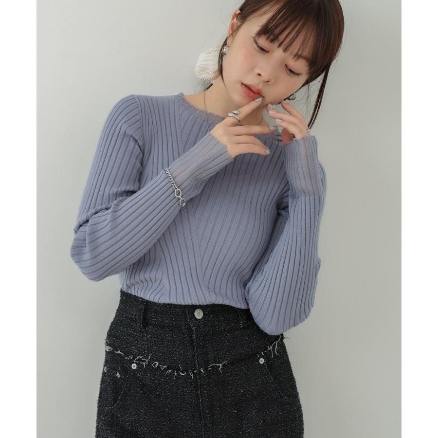 バブ ￥大人気！／【選べるネック】【20パターン展開】シアー使い配色