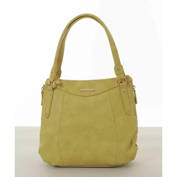 MK MICHEL KLEIN BAG [2WAY]サイドファスナーデザイントートバッグ 