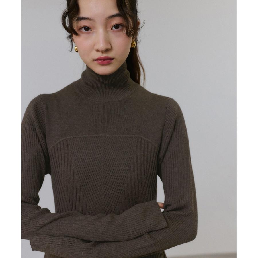 ADAM ET ROPE'（アダムエロペ） 【WEB限定】MIXパターンニット