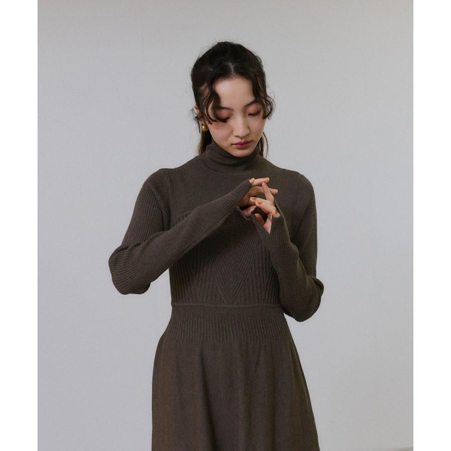 アダムエロペ　新品・未使用　MIXパターンニットワンピース ADAM ET ROPE'（アダムエロペ） 【WEB限定】MIXパターンニット