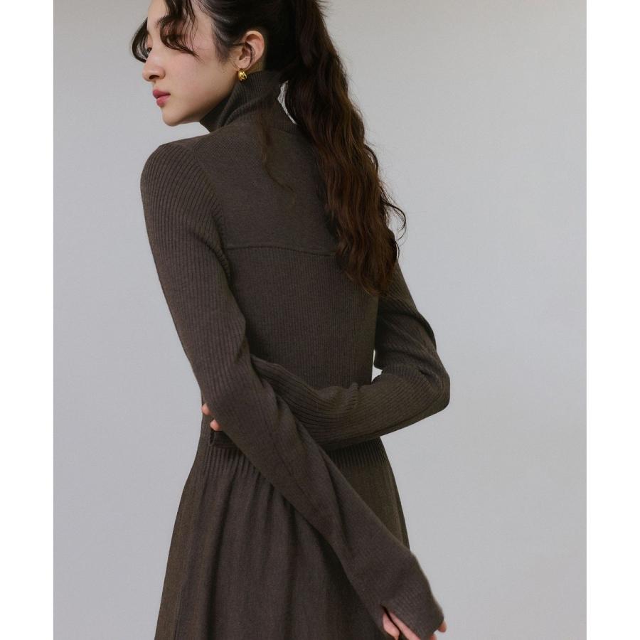 アダムエロペ　新品・未使用　MIXパターンニットワンピース ADAM ET ROPE'（アダムエロペ） 【WEB限定】MIXパターンニット