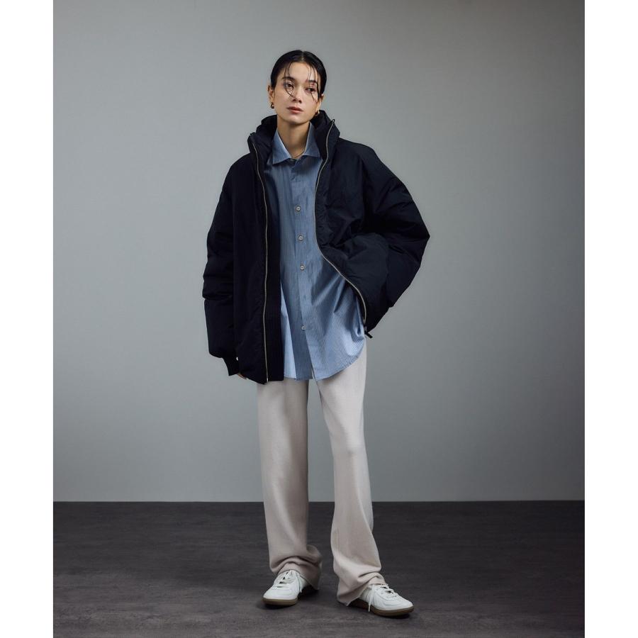 GREENDOWN（グリーンダウン）]撥水加工スタンドカラーダウンジャケット