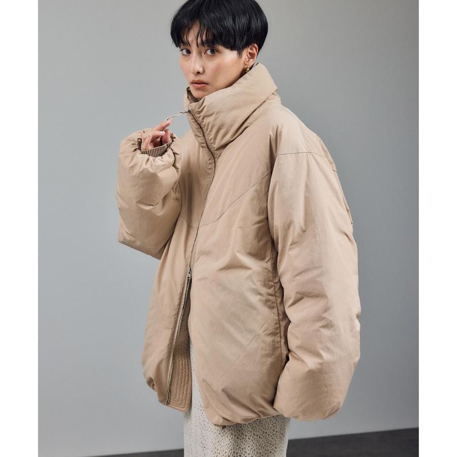 GREENDOWN（グリーンダウン）]撥水加工スタンドカラーダウンジャケット