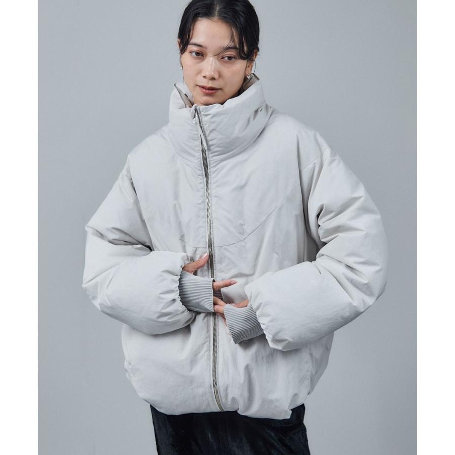 GREENDOWN（グリーンダウン）]撥水加工スタンドカラーダウンジャケット