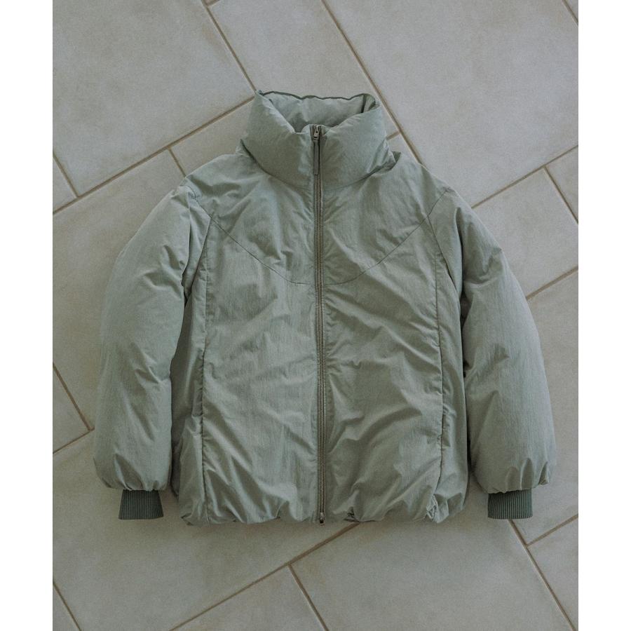 GREENDOWN（グリーンダウン）]撥水加工スタンドカラーダウンジャケット