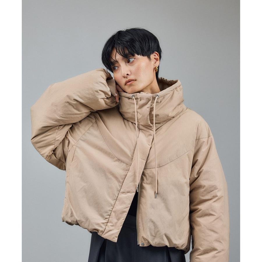 GREENDOWN（グリーンダウン）]クロップドダウンブルゾン/ 撥水加工