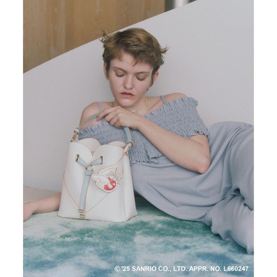 シナモロール VIS別注ハートカットバッグ(ミディアム) ビス VIS 【シナモロール】VIS別注ハートカットバッグ