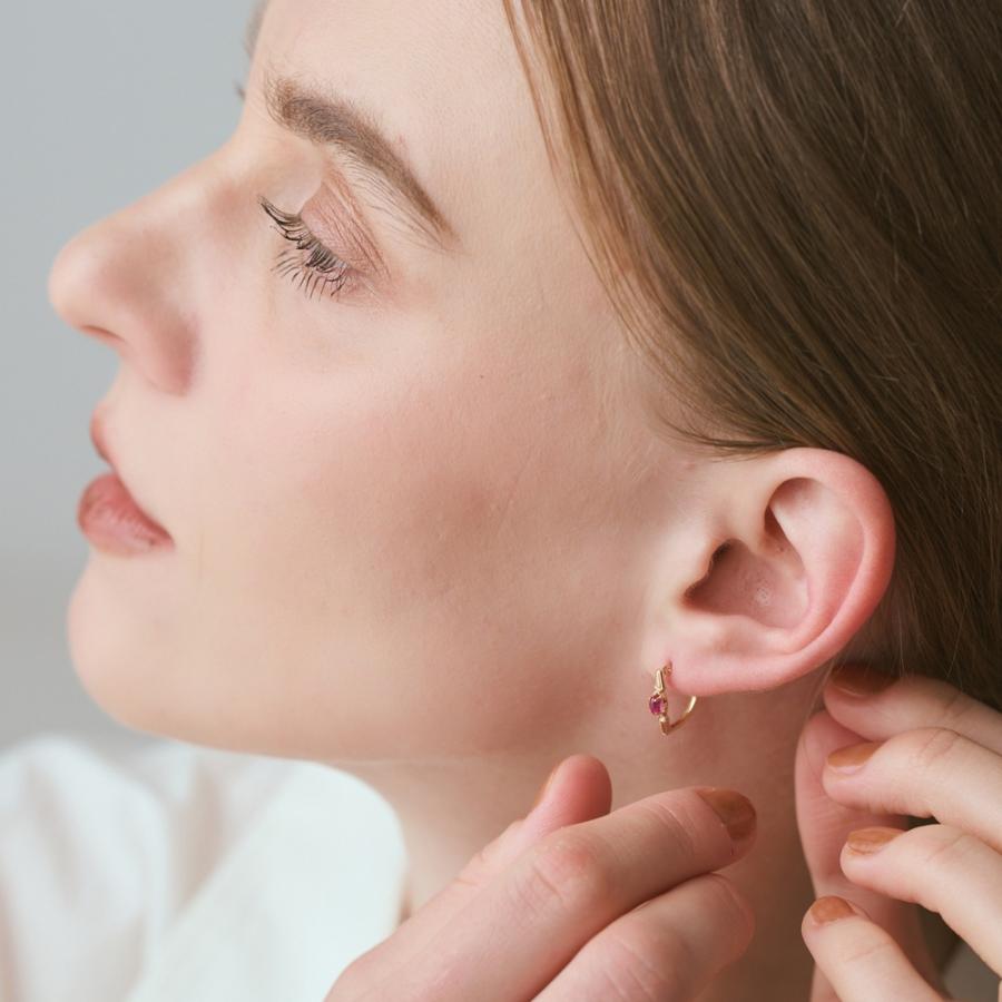 agete ルビー　ピアス agete（アガット） K10ルビーピアス : マルイ(丸井)Yahoo!店 - 通販