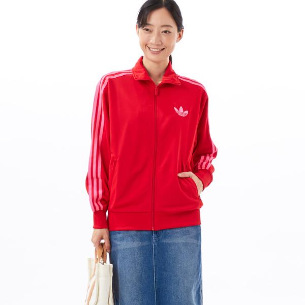 トップス adidas W FBIRD LOOSE TT adidas FBIRD LOOSE TT ブルー/セミピンクスパーク（アディダス