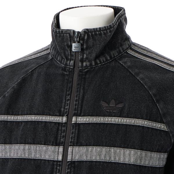 ADIDAS アディカラー ファースト ブラックデニム トラックトップ adidas アディカラー ファースト ブラックデニム トラックトップ