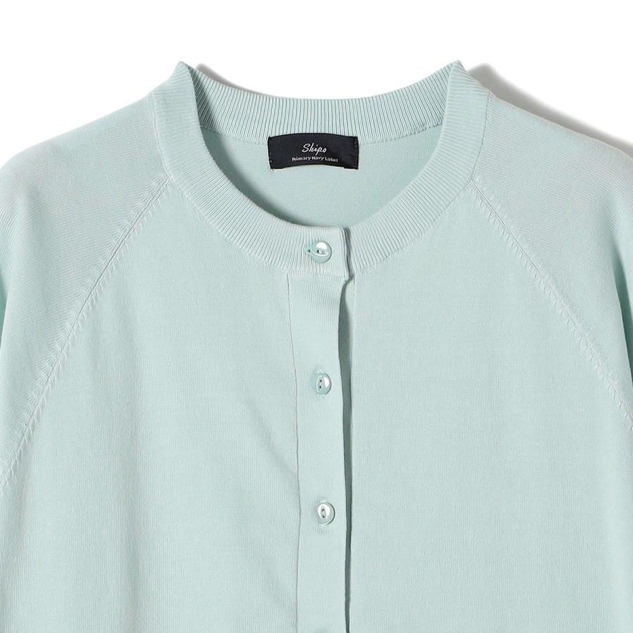 SHIPS（シップス） SHIPS Primary Navy Label:SUVIN クルーネック