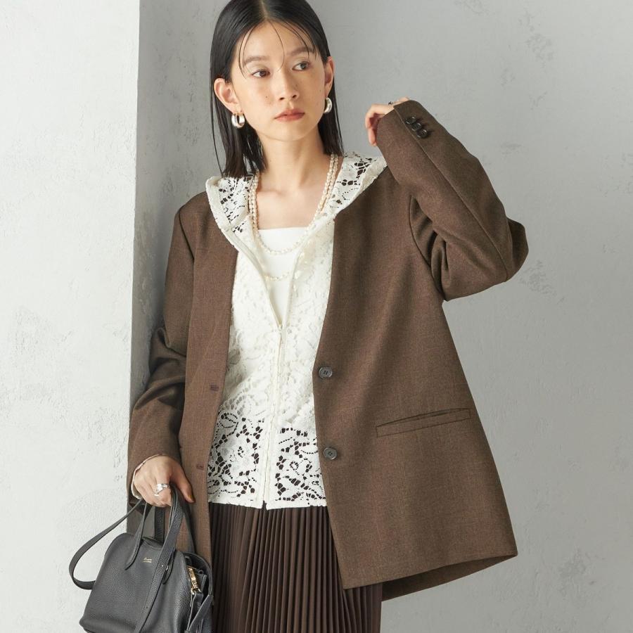 SHIPS（シップス） 〈手洗い可能〉TUMUGITO(R) シャーク ツイード