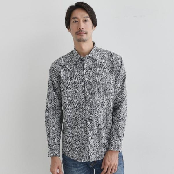 TAKEO KIKUCHI（タケオキクチ） 【Sサイズ〜】ストライプ小花 長袖