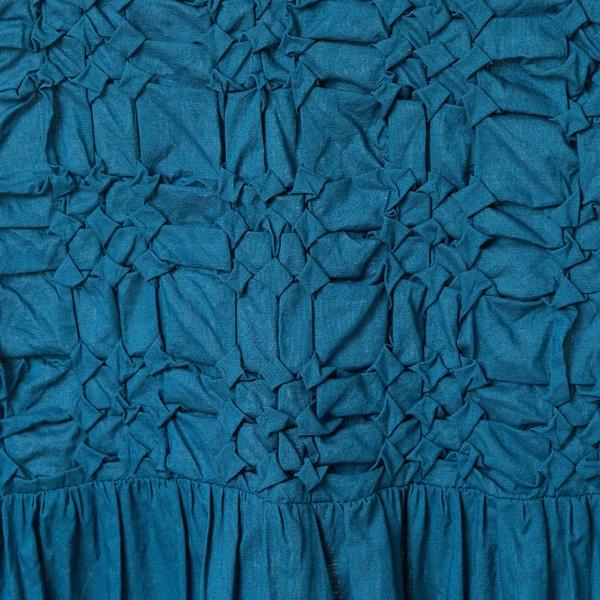 LOBJIE（ロブジェ） 【洗える・綿100】スモッキング刺繍チュニック